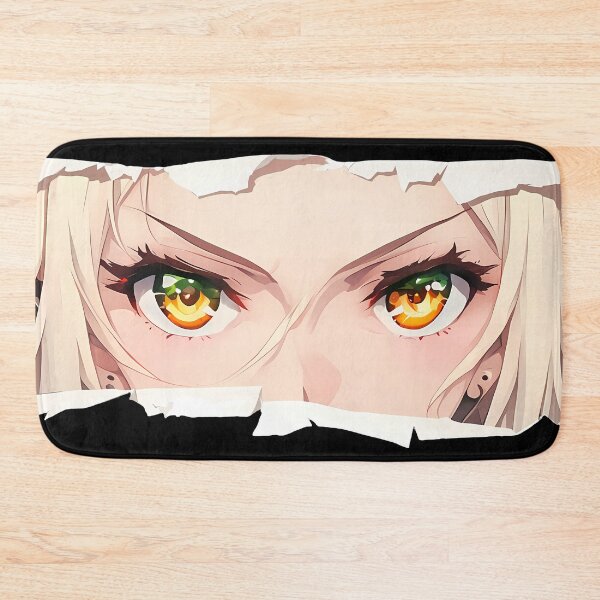 Item preview, Ais Wallenstein Danmachi Blue Eyes Torn Paper Quiet Stare Close Up designed and sold by PMartistStudio.
