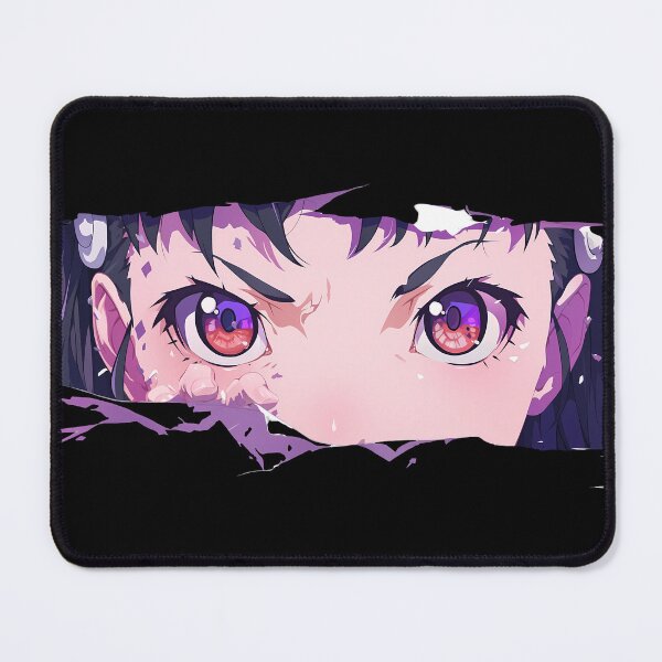 Item preview, Mayoi Hachikuji Bakemonogatari Pink Eyes Torn Paper Peek designed and sold by PMartistStudio.