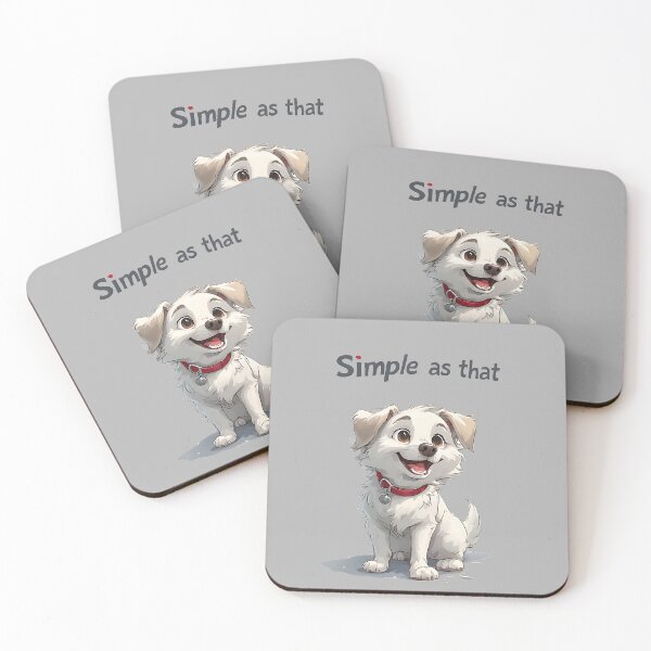 Item preview, Happy Puppy - "Simple as That" designed and sold by UrbanPrts.