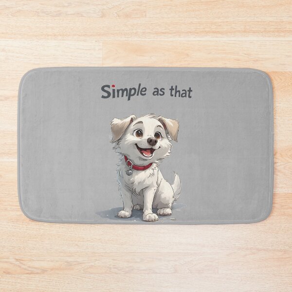 Item preview, Happy Puppy - "Simple as That" designed and sold by UrbanPrts.