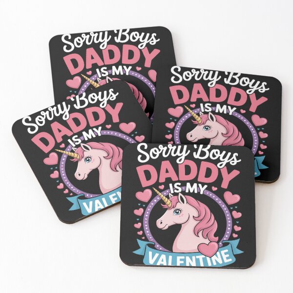 Item preview, Sorry Boys Daddy Is My Valentine - Cute Unicorn Father's Day designed and sold by fferomananul.