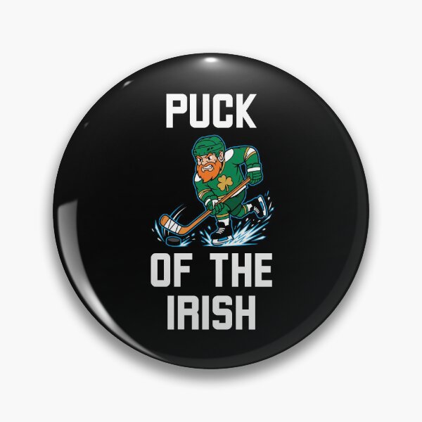 Aperçu de l'œuvre Rondelle du lutin de hockey irlandais Saint-Patrick créée et vendue par snowry.