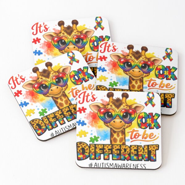 Item preview, Autism Awareness Giraffe designed and sold by szydelkowanika.