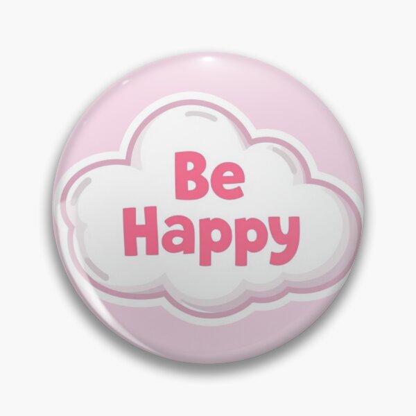 Item preview, Pink Be Happy Cloud  designed and sold by LoopyPop.