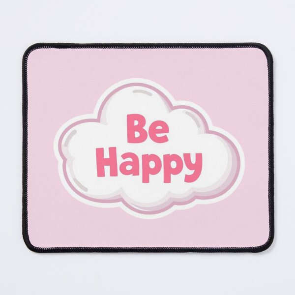Item preview, Pink Be Happy Cloud  designed and sold by LoopyPop.