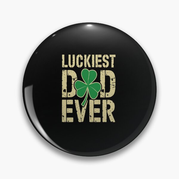 Item preview, St Patrick's Day Shamrock Luckiest Dad Ever designed and sold by fferomananul.
