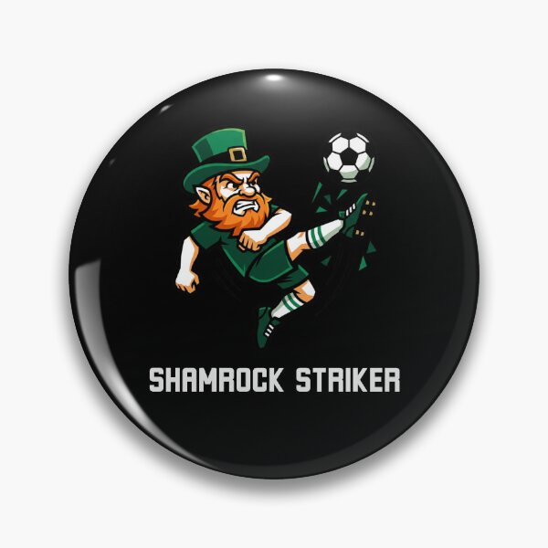 Artikelvorschau, Shamrock Striker, irischer Fußball-Leprechaun-Fan entworfen und verkauft von snowry.
