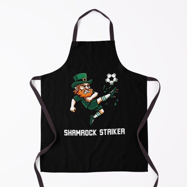 Item preview, Shamrock Striker Irish Soccer Leprechaun Fan designed and sold by snowry.