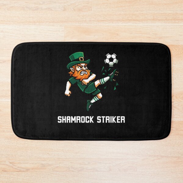 Item preview, Shamrock Striker Irish Soccer Leprechaun Fan designed and sold by snowry.