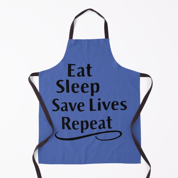 Item preview, Eat Sleep Save Lives Repeat Sticker – Funny Nurse Gift, RN Life Humor, Healthcare Worker Design designed and sold by VectorJoy.