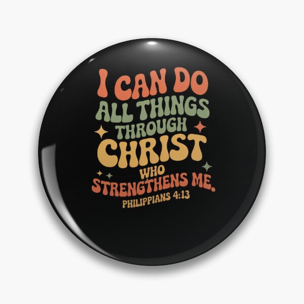 Item preview, I Can Do All Things Through Christ Retro Faith designed and sold by snowry.