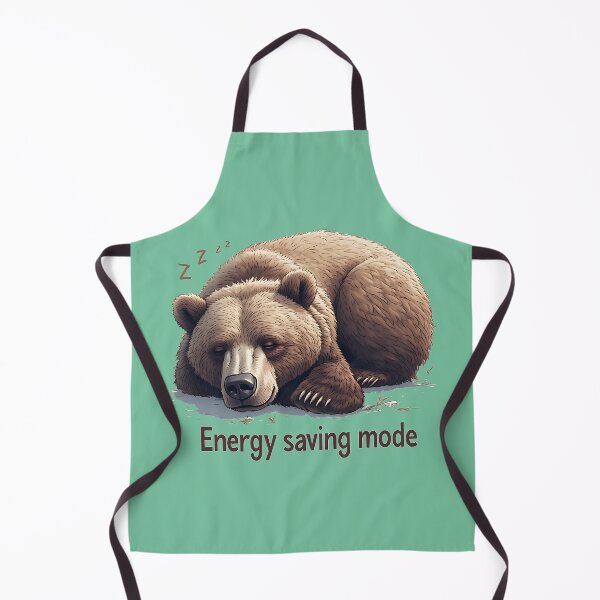 Item preview, Hibernating Bear "Energy Saving Mode" designed and sold by UrbanPrts.