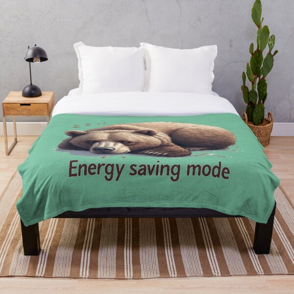 Item preview, Hibernating Bear "Energy Saving Mode" designed and sold by UrbanPrts.