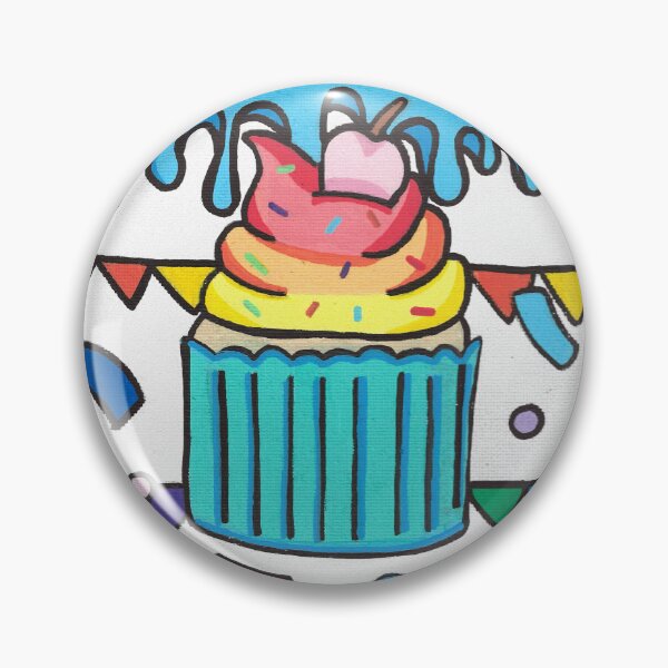 Item preview, Colorful Birthday Cupcake Celebration designed and sold by monsterjng.