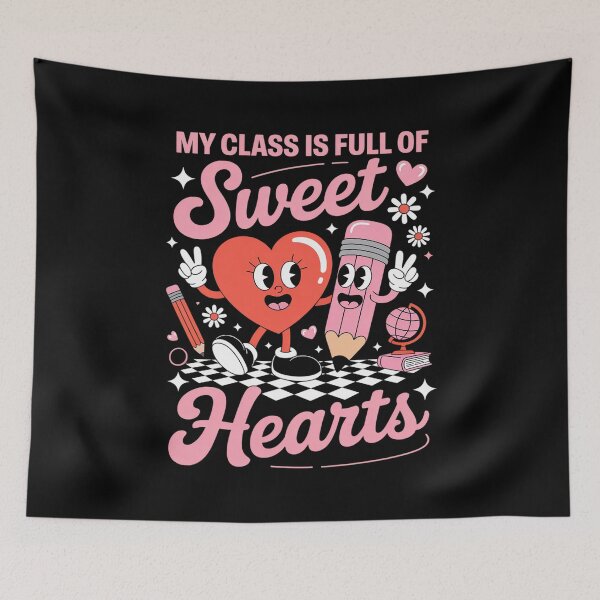 Item preview, Teacher Valentine Day Shirt My Class is Full of Sweethearts designed and sold by fferomananul.