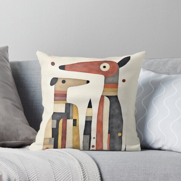 Item preview, Retro Cubist Greyhound Duo designed and sold by CAutumnTrapp.