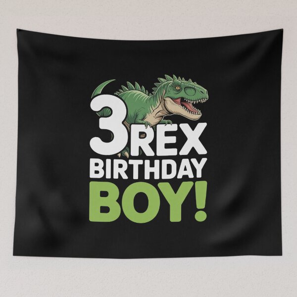 Item preview, Three Rex 3rd Birthday Third Dinosaur 3 Year Old Party designed and sold by fferomananul.
