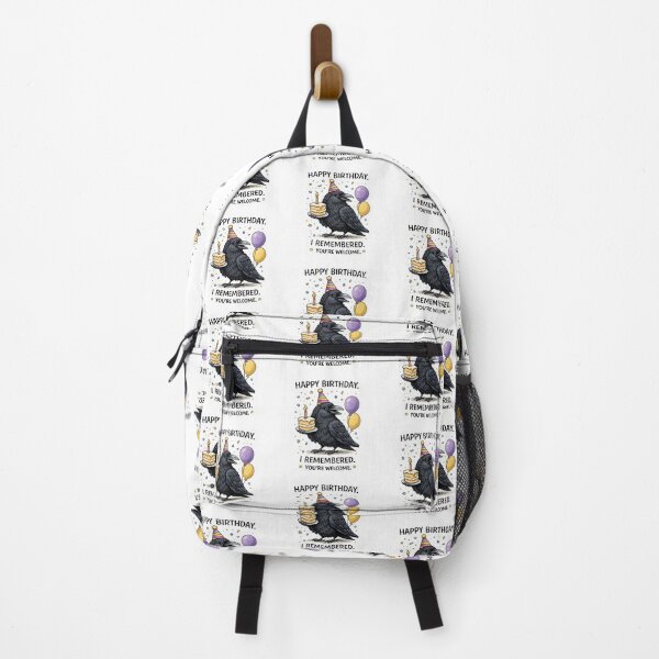 Item preview, Happy Birthday I Remembered You’re Welcome Crow Sticker designed and sold by Gentlestate.