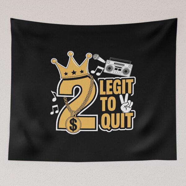 Item preview, Two Legit to Quit Party Decorations Boy 2nd Birthday Hip Hop designed and sold by fferomananul.