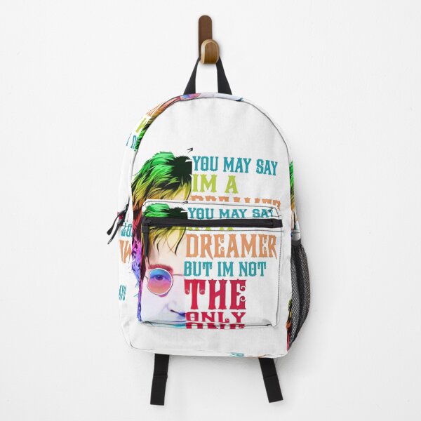 Item preview, John Lennon Imagine Lyrics - Colorful Dreamer Pop Art designed and sold by The Midnight Library - Book Lover Gifts & Kindle Accessories.