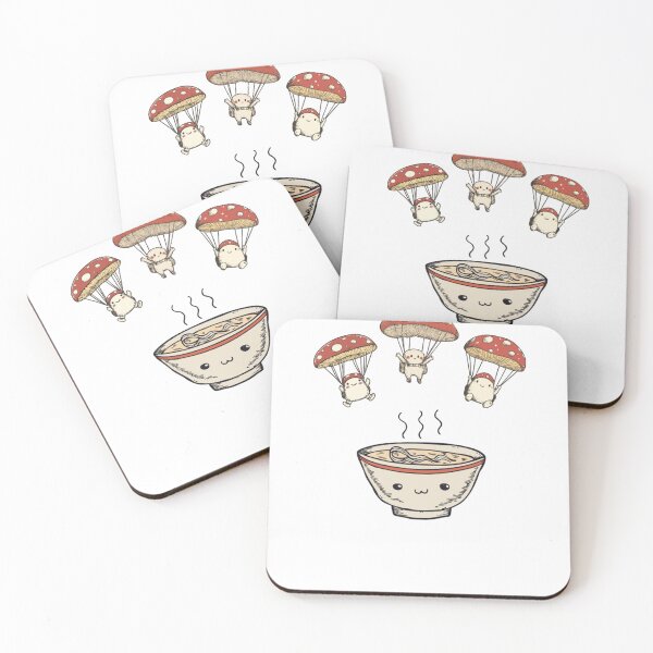 Item preview, Kawaii Mushroom Soup Reinforcement Arriving Japanese Design designed and sold by dal-koz-ar.
