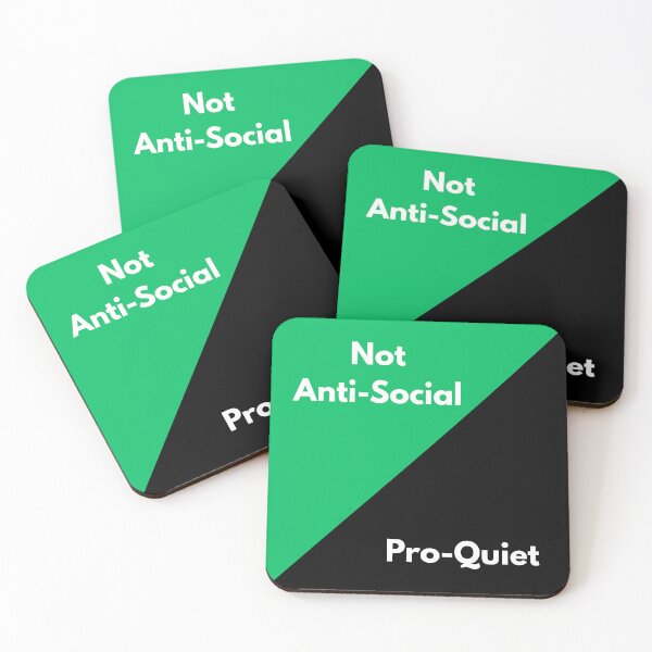 Item preview, Not Ant-Social, Pro-Quiet designed and sold by WilAugusta.