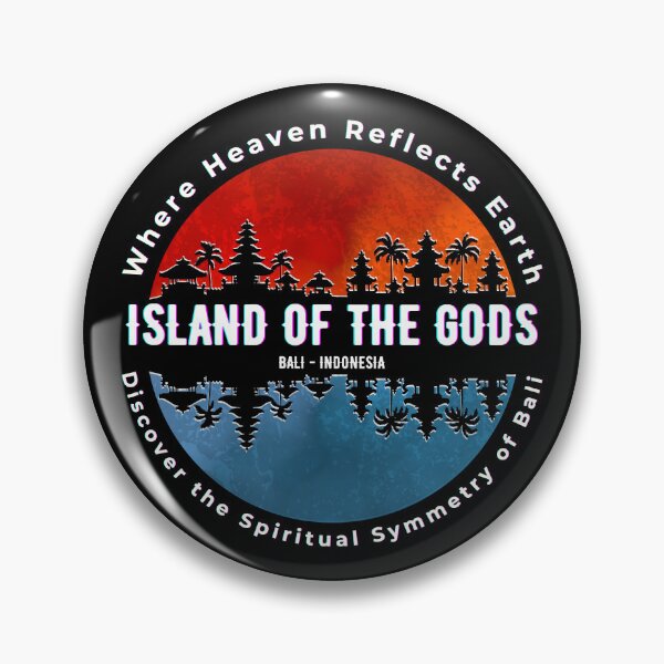 Item preview, Bali Island of the Gods - Spiritual Symmetry Mirror Design designed and sold by Khanz4Design.
