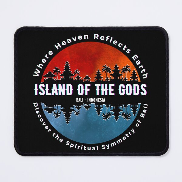 Item preview, Bali Island of the Gods - Spiritual Symmetry Mirror Design designed and sold by Khanz4Design.