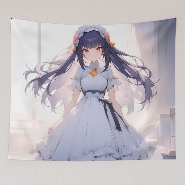 Item preview, Yun Jin Genshin Impact Dreamy White Dress Morning designed and sold by Tokyonomad.