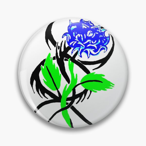 Item preview, Blue Flower  designed and sold by Chad's Fresh Art.