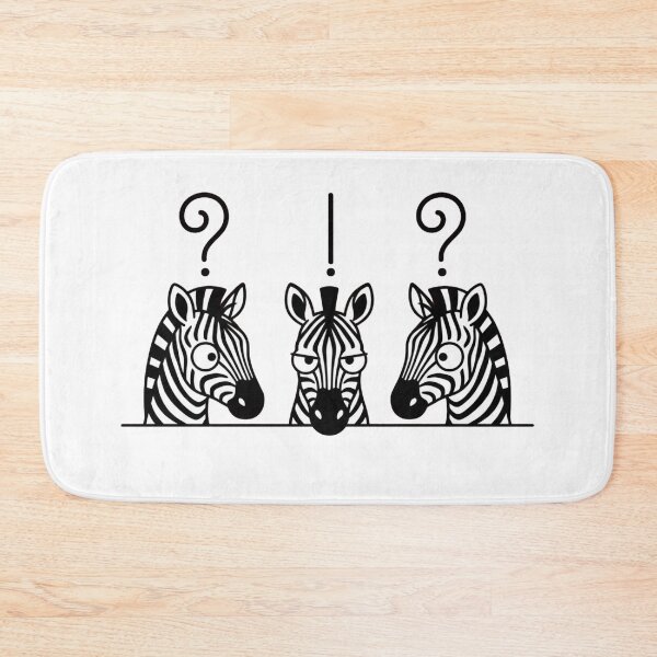 Item preview, Exasperated Zebra Confused Wildlife Humor designed and sold by Covent Vaughn.