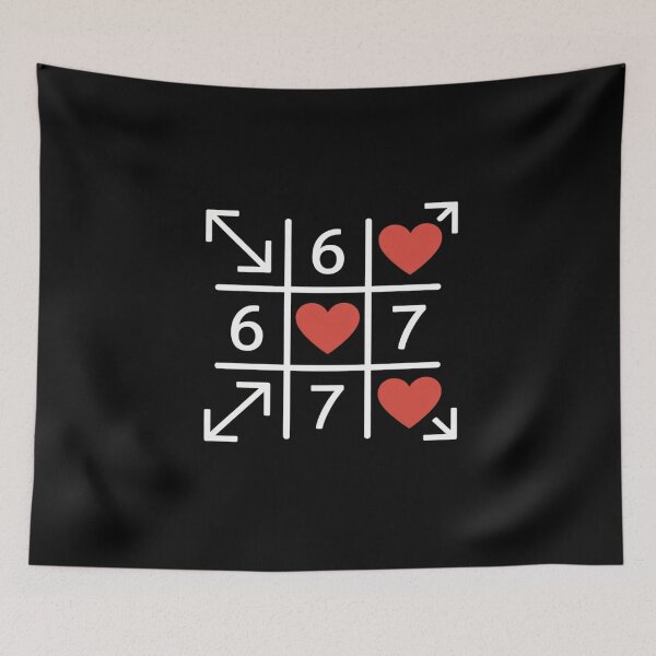 Item preview, Valentines Day Six Seven 67 Meme 6 7 Heart Boys Girls Kids designed and sold by fferomananul.