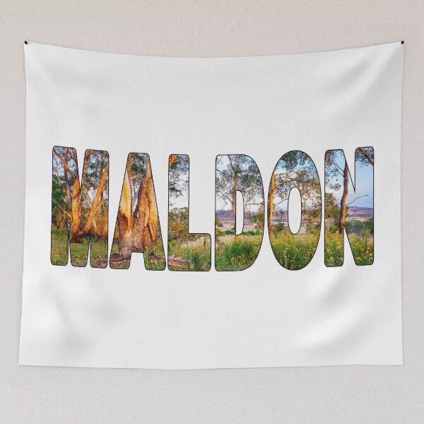 Item preview, MALDON - Historic Gold Rush Town Victoria Gums Wildflowers at Sunrise designed and sold by Adam Gormley.