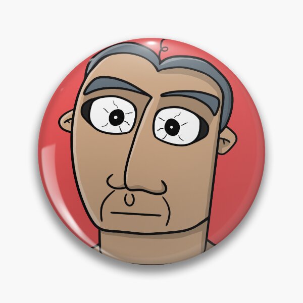 Item preview, Wide-Eyed Minimalist Portrait designed and sold by shopdiego.
