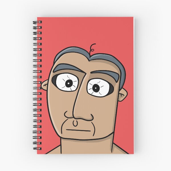 Item preview, Wide-Eyed Minimalist Portrait designed and sold by shopdiego.