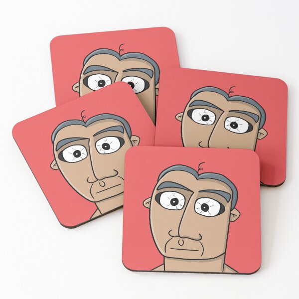 Item preview, Wide-Eyed Minimalist Portrait designed and sold by shopdiego.