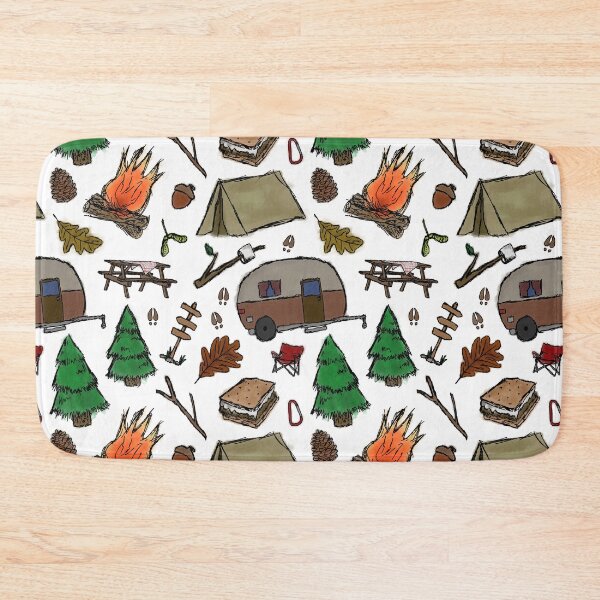 Item preview, Camping Pattern - Watercolor designed and sold by SelenaElleen.