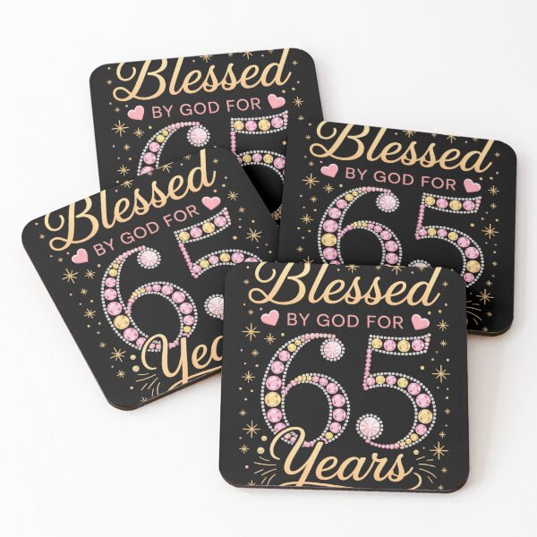 Item preview, Womens Blessed By God For 65 Years Old 65th Birthday Party designed and sold by fferomananul.