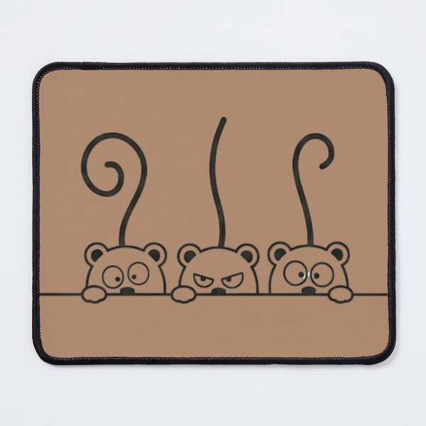 Item preview, Three Peeking Mice Cute Rodent Lover designed and sold by Covent Vaughn.