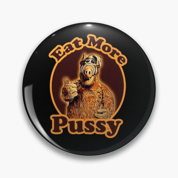 Item preview, Funny Alien Retro Humor - Eat More Pussy Art designed and sold by  The Midnight Library - Book Lover Gifts & Kindle Accessories.