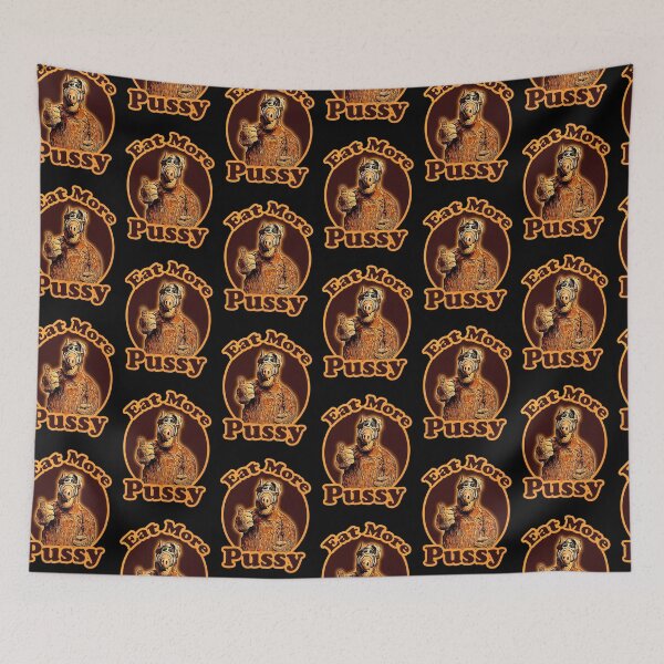 Item preview, Funny Alien Retro Humor - Eat More Pussy Art designed and sold by The Midnight Library - Book Lover Gifts & Kindle Accessories.
