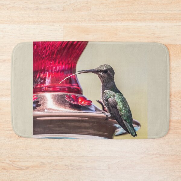Item preview, Anna's Hummingbird With It's Tongue Out designed and sold by CarolM.