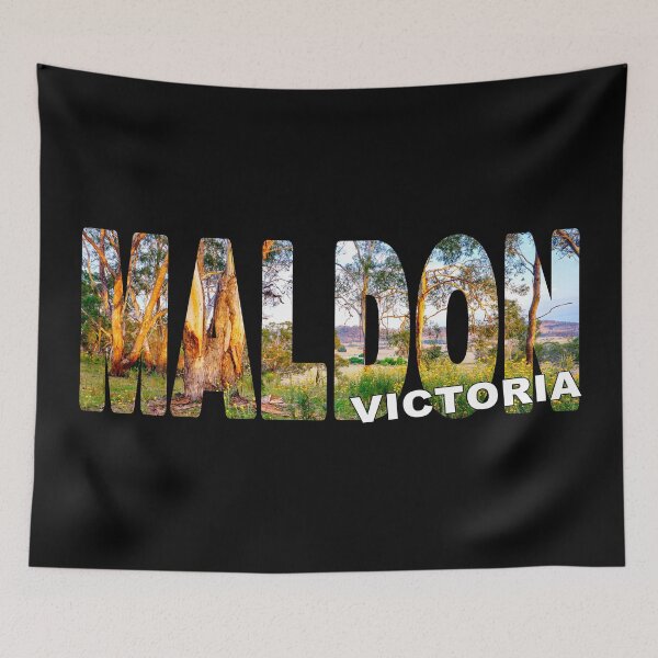 Item preview, MALDON Victoria - Historic Gold Rush Town Gums Wildflowers at Sunrise designed and sold by Adam Gormley.