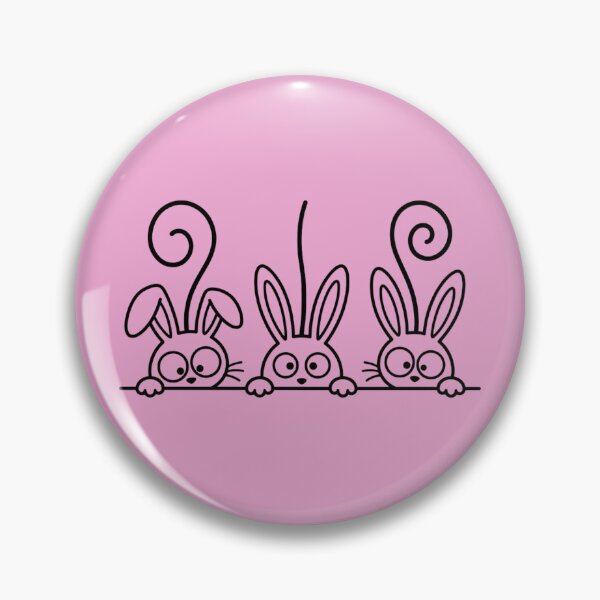 Item preview, Cute Peeking Bunnies Rabbit Animal Pet Lovers Design designed and sold by Covent Vaughn.