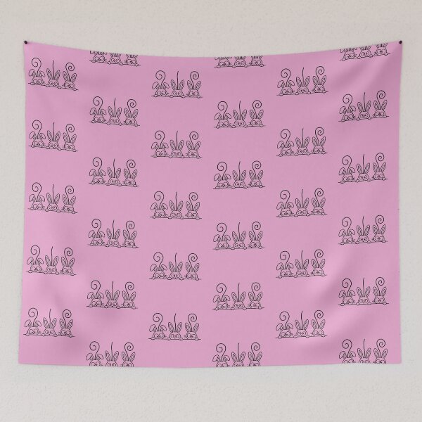 Item preview, Cute Peeking Bunnies Rabbit Animal Pet Lovers Design designed and sold by Covent Vaughn.
