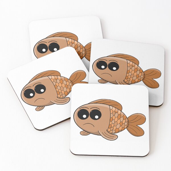 Item preview, Grumpy Goldfish Cartoon designed and sold by shopdiego.