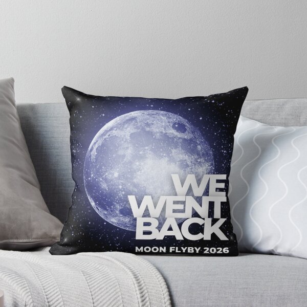 Item preview, We Went Back - Artemis II Historic Moon Flyby 2026 designed and sold by Tattyarts.