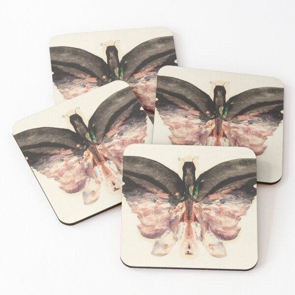 Item preview, Pink Moth Vintage Painting designed and sold by vintagevivian.