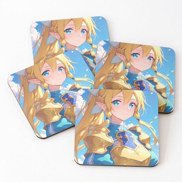 Item preview, Leafa Sword Art Online Anime Girl Bright Fantasy Sky Armor Beauty designed and sold by Tokyonomad.