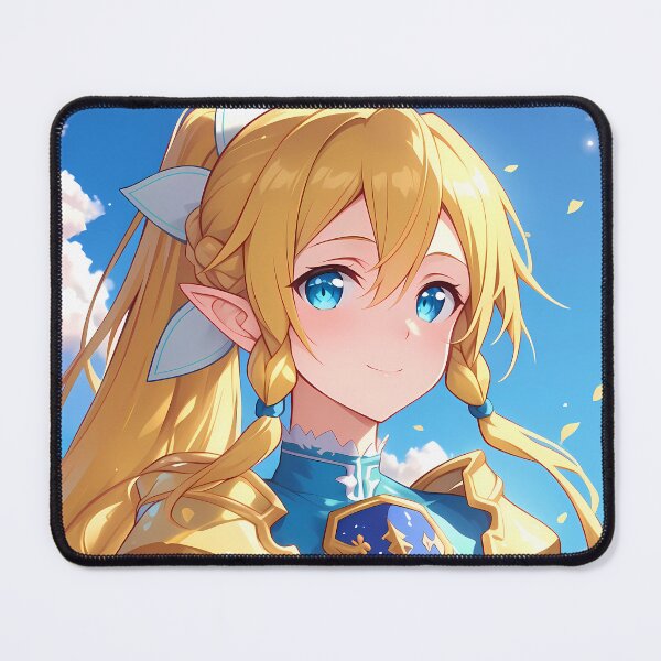 Item preview, Leafa Sword Art Online Anime Girl Bright Fantasy Sky Armor Beauty designed and sold by Tokyonomad.